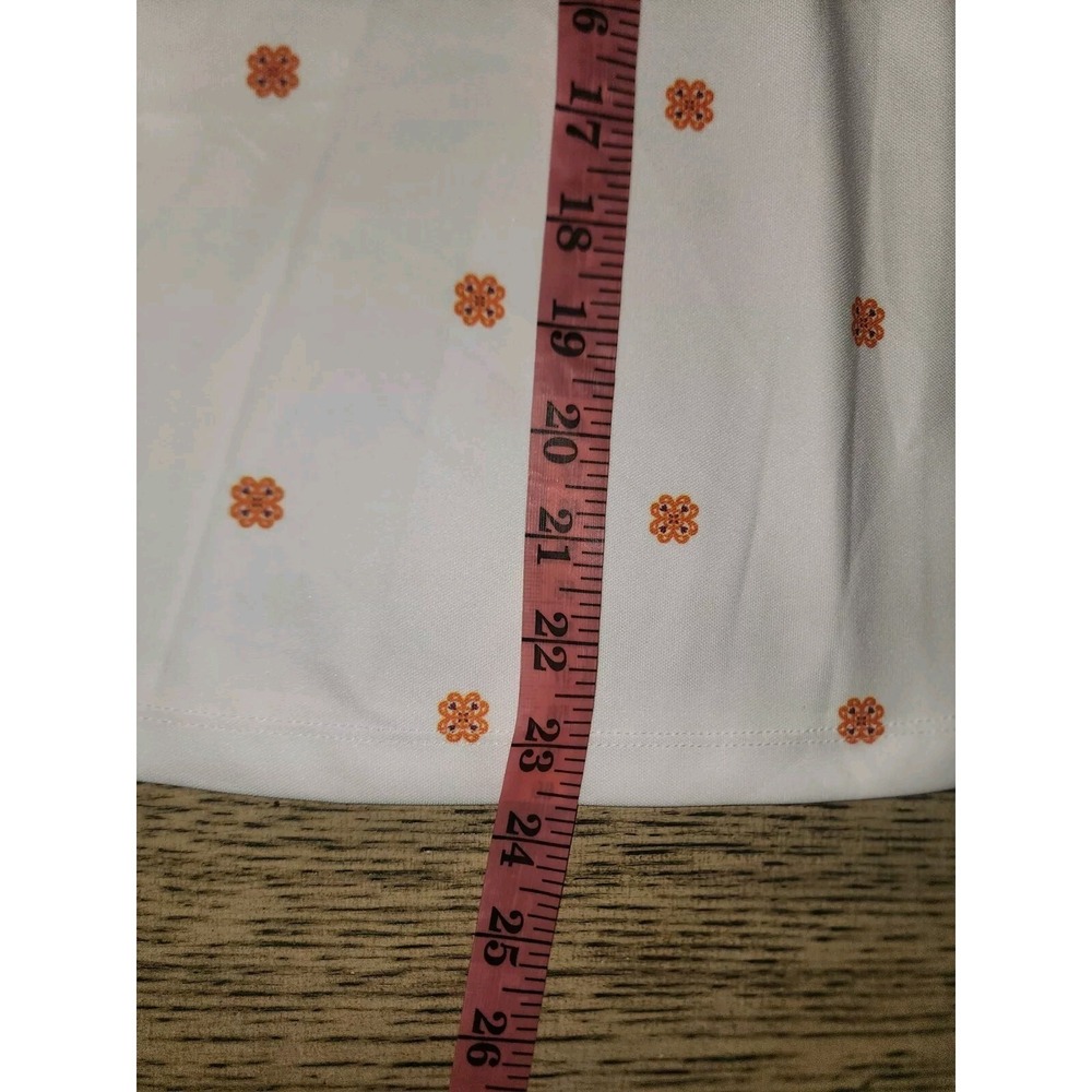 Golf Polo Shirt Lady Hagen Womens XS Sleeveless New NWT Flowers UPF50+  Adorable - Picture 6 of 7